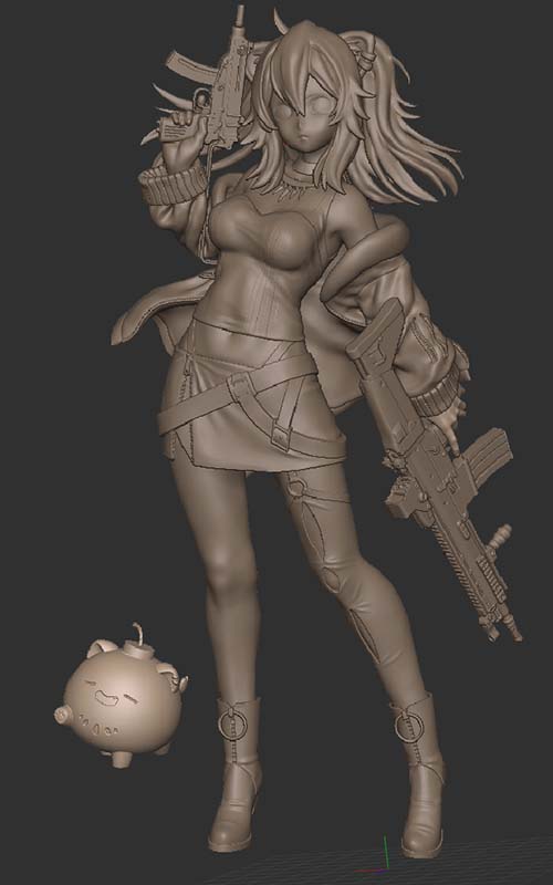 フィギュア製作紹介 獅白ぼたん+SSRB フィギュア製作紹介 獅白ぼたん+SSRB
